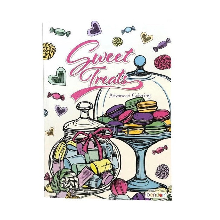 SWEET TREATS ADVANCED COLORING BOOK